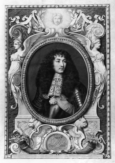 Medallion-Porträt von Ludwig XIV. (1638-1715) von Nicolas Robert